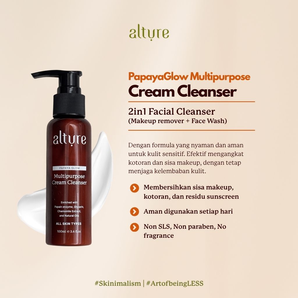 Alture Papayaglow Multipurpose Cream Cleanser