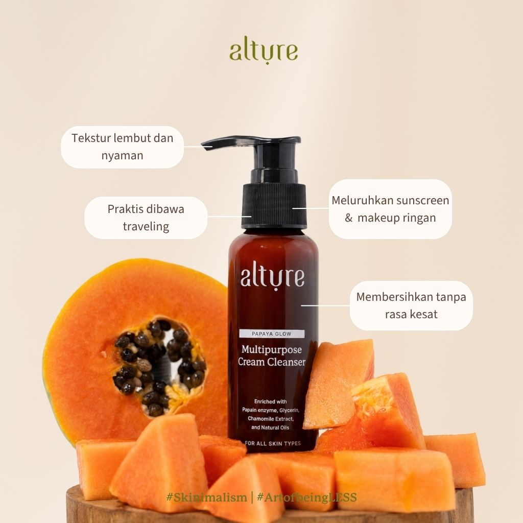 Alture Papayaglow Multipurpose Cream Cleanser - Image 4