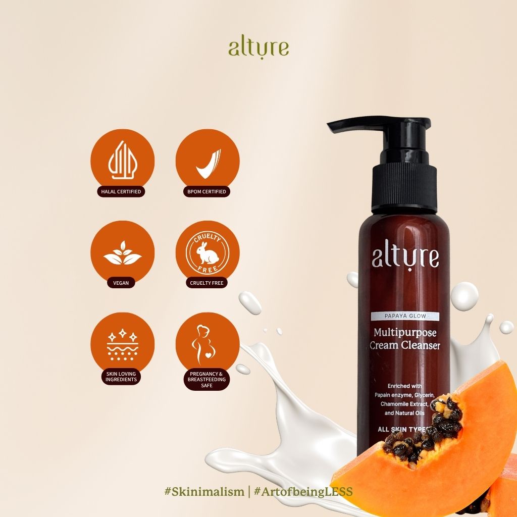 Alture Papayaglow Multipurpose Cream Cleanser - Image 5